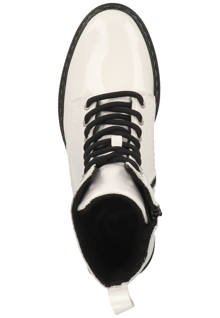 Bullboxer Stiefelette Leder Weiß