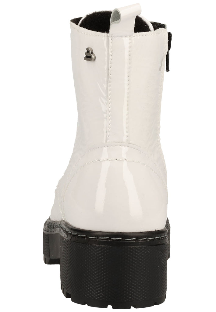 Bullboxer Stiefelette Leder Weiß