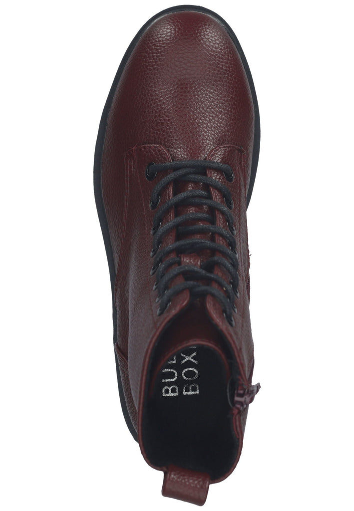 Bullboxer Stiefelette Lederimitat Bordeaux