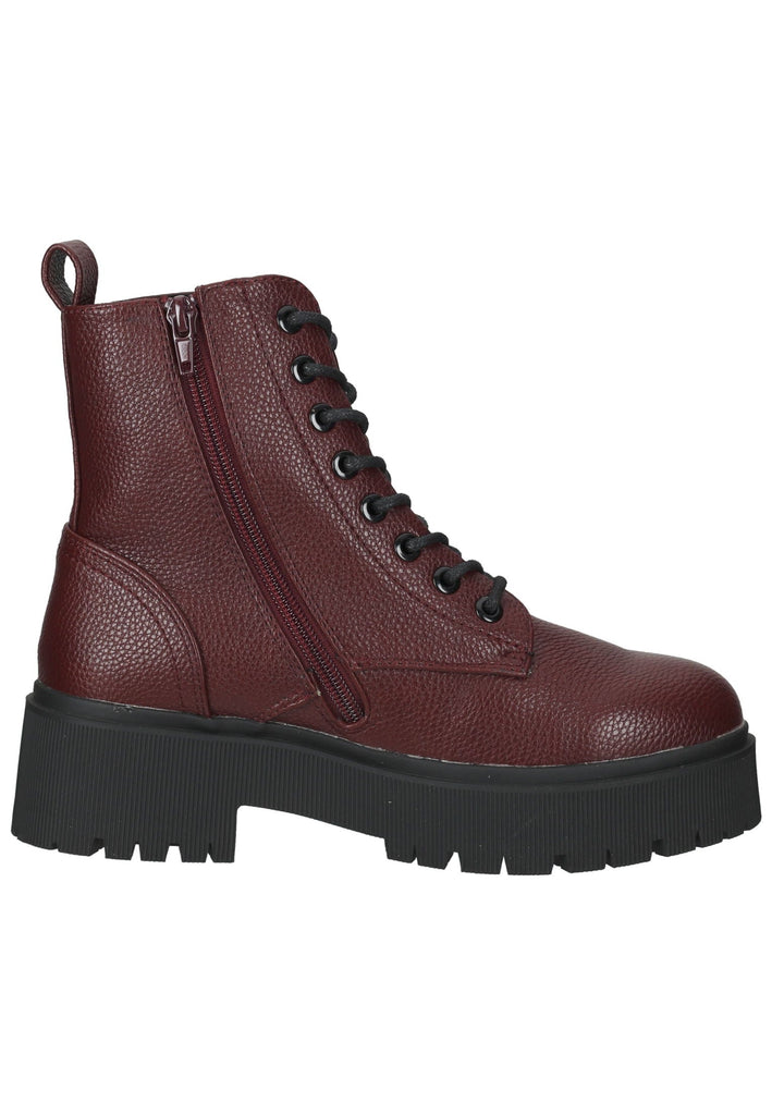 Bullboxer Stiefelette Lederimitat Bordeaux