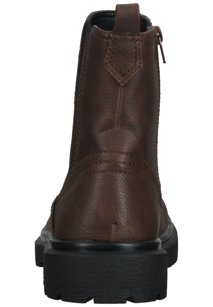 Bullboxer Stiefelette Lederimitat Braun