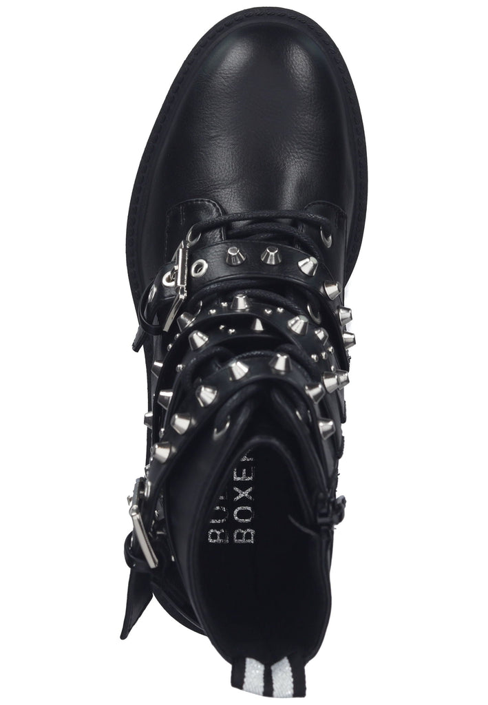 Bullboxer Stiefelette Lederimitat Schwarz