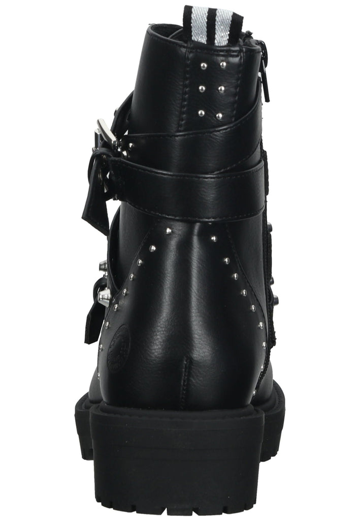 Bullboxer Stiefelette Lederimitat Schwarz
