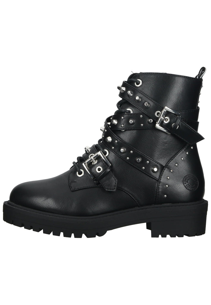 Bullboxer Stiefelette Lederimitat Schwarz