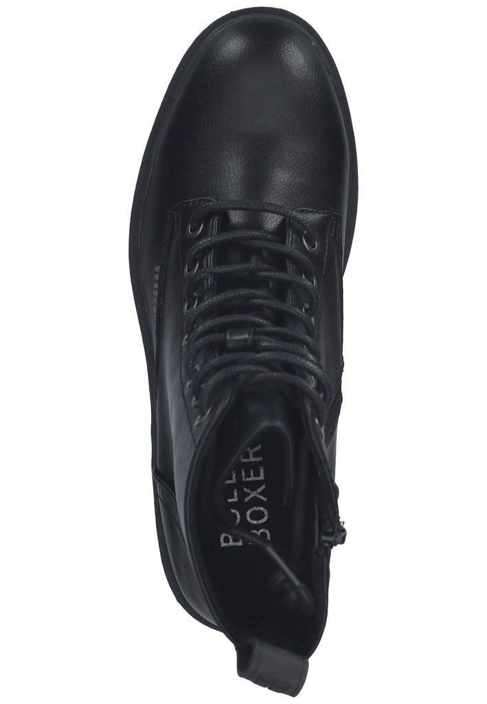 Bullboxer Stiefelette Lederimitat Schwarz