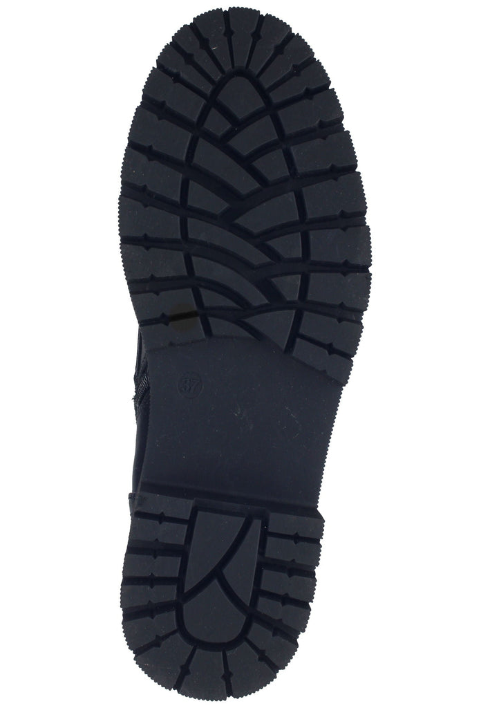 Bullboxer Stiefelette Lederimitat Schwarz