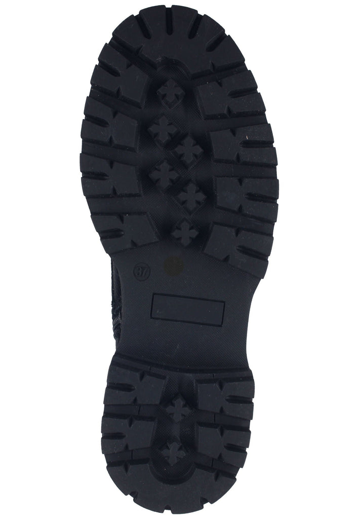 Bullboxer Stiefelette Lederimitat Schwarz