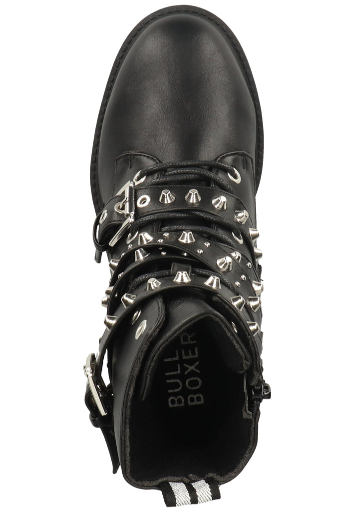 Bullboxer Stiefelette Lederimitat Schwarz