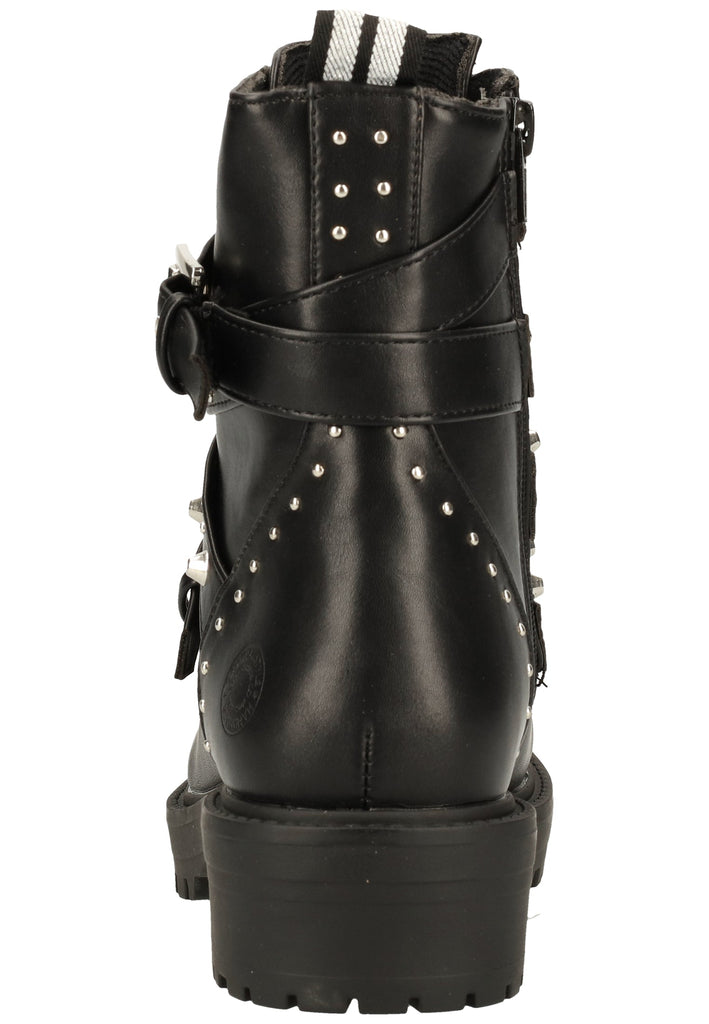 Bullboxer Stiefelette Lederimitat Schwarz