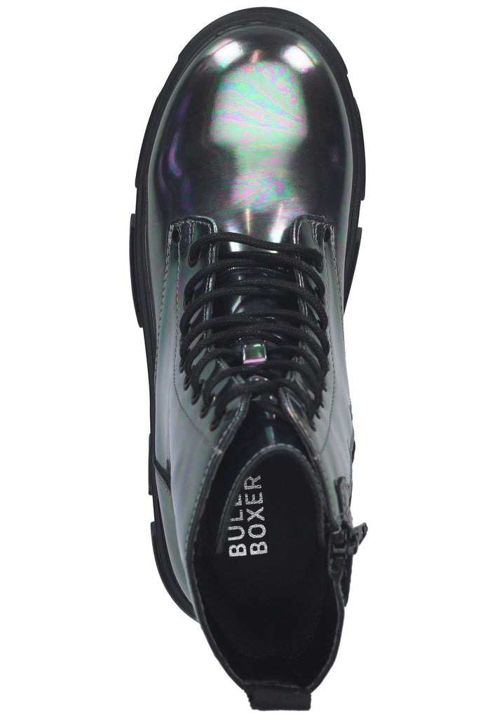 Bullboxer Stiefelette Lederimitat Silber