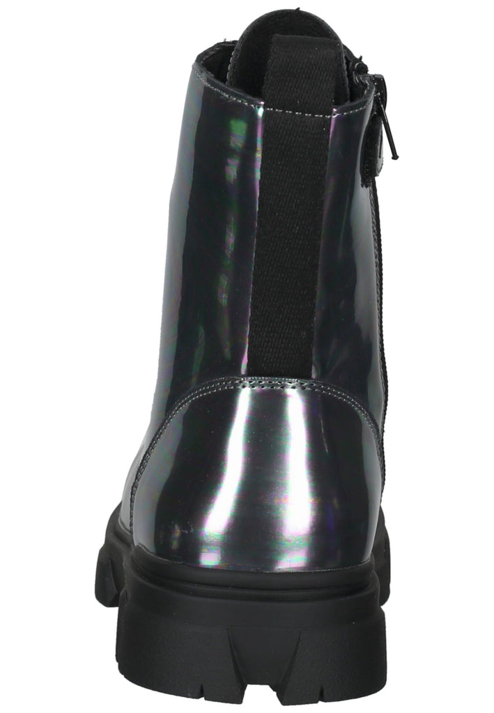 Bullboxer Stiefelette Lederimitat Silber