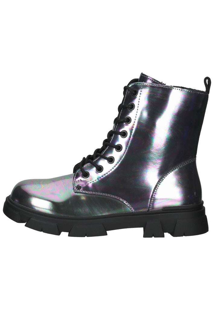Bullboxer Stiefelette Lederimitat Silber