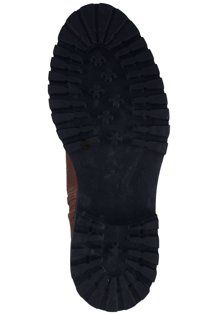 Bullboxer Stiefelette Lederimitat/Textil Cognac