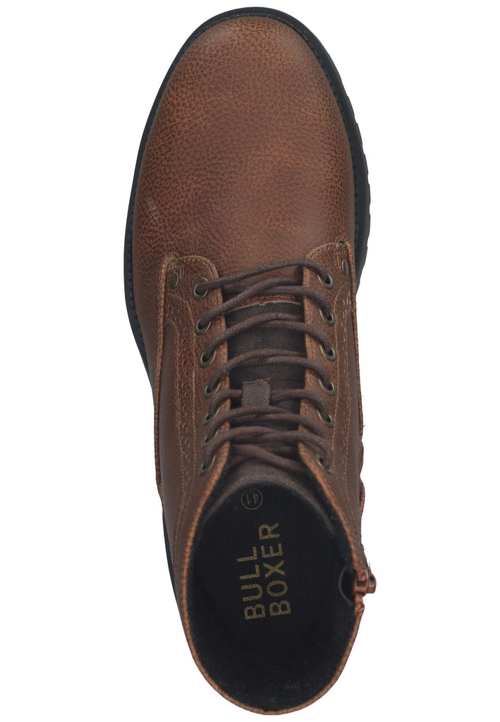 Bullboxer Stiefelette Lederimitat/Textil Cognac
