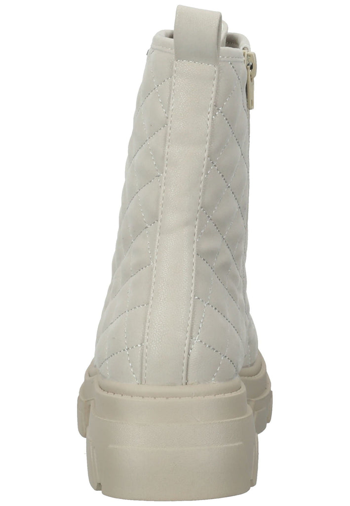 Bullboxer Stiefelette Lederimitat Weiß