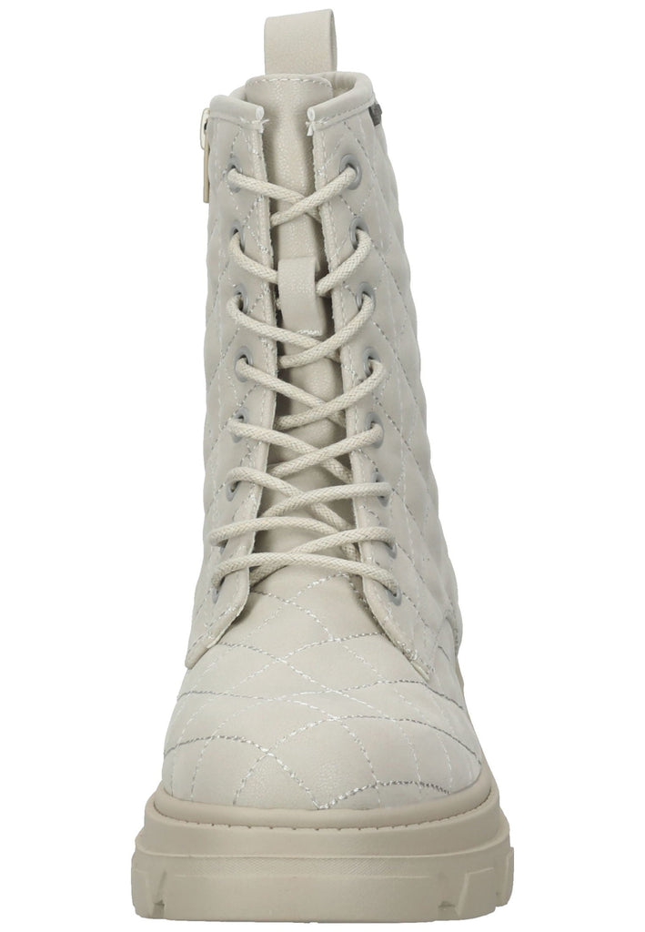 Bullboxer Stiefelette Lederimitat Weiß