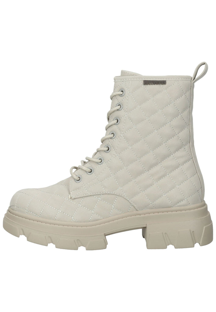 Bullboxer Stiefelette Lederimitat Weiß