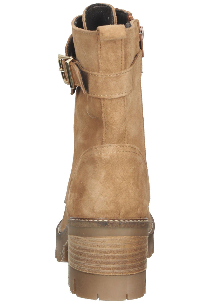 Bullboxer Stiefelette Veloursleder Cognac