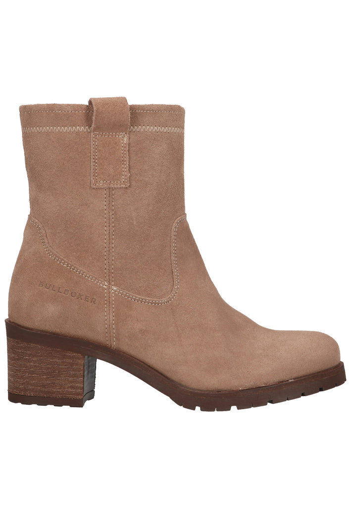 Bullboxer Stiefelette Veloursleder Taupe