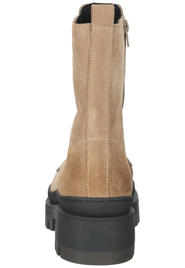 Bullboxer Stiefelette Veloursleder Taupe/Beige