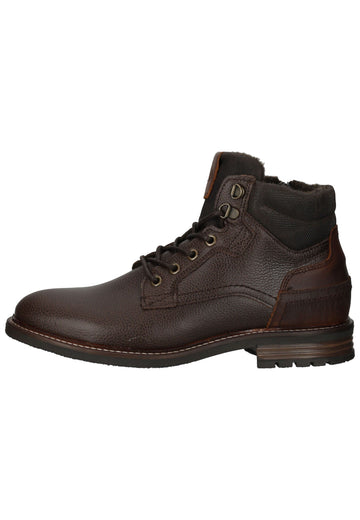 Stiefeletten Bullboxer Stiefelette Leder Braun Warmfutter