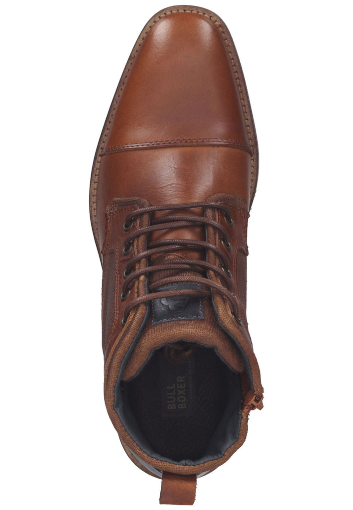 Stiefeletten Bullboxer Stiefelette Leder Cognac