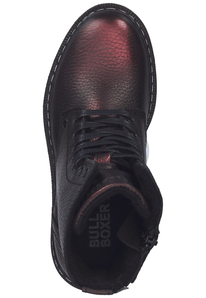 Stiefeletten Bullboxer Stiefelette Leder Rot