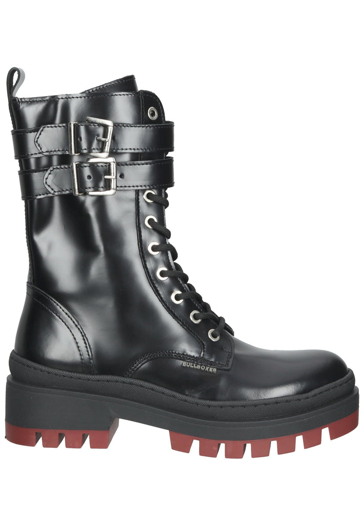 Stiefeletten Bullboxer Stiefelette Leder Schwarz