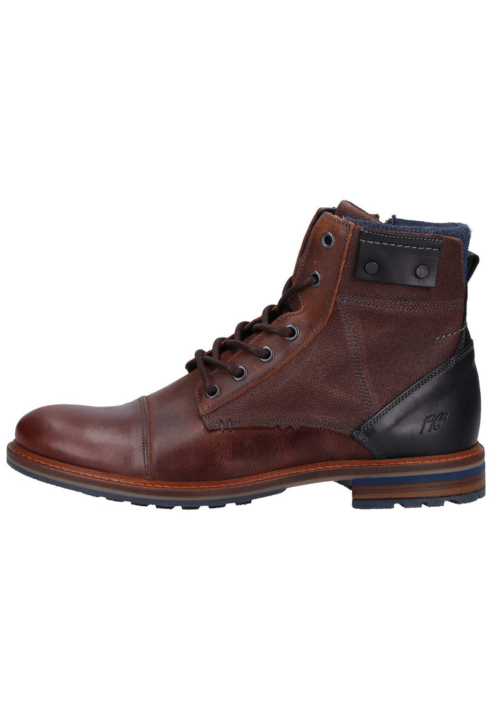 Stiefeletten Bullboxer Stiefelette Leder/Textil Braun