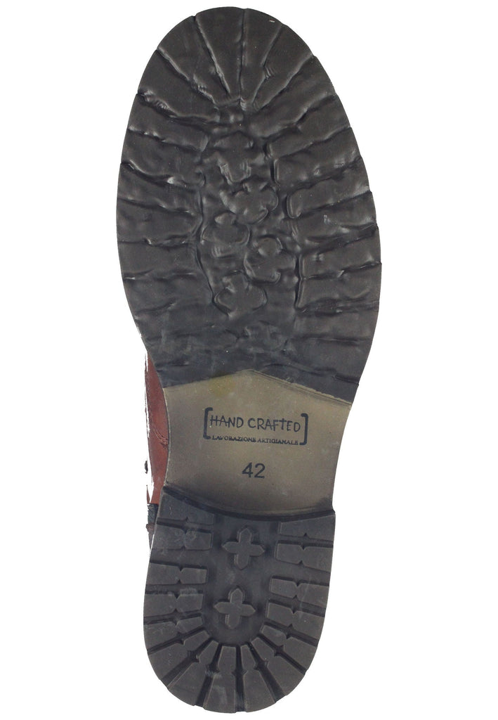 Stiefeletten Bullboxer Stiefelette Leder/Textil Cognac Warmfutter