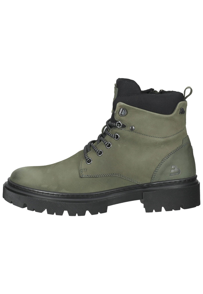 Stiefeletten Bullboxer Stiefelette Leder/Textil Grün
