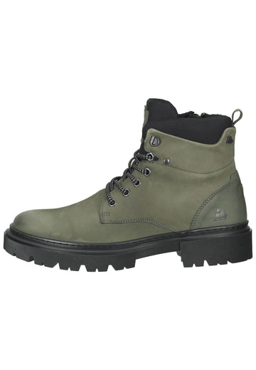 Stiefeletten Bullboxer Stiefelette Leder/Textil Grün