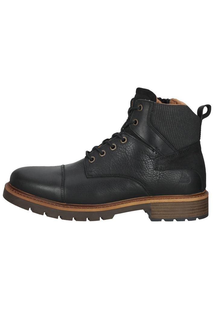 Stiefeletten Bullboxer Stiefelette Leder/Textil Schwarz