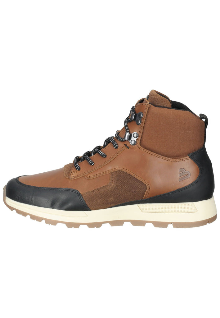 Stiefeletten Bullboxer Stiefelette Leder/Textil Tan