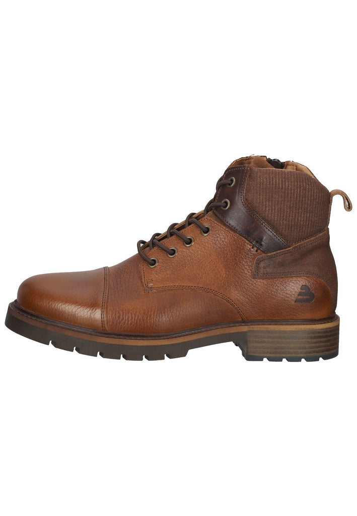 Stiefeletten Bullboxer Stiefelette Leder/Textil Tan