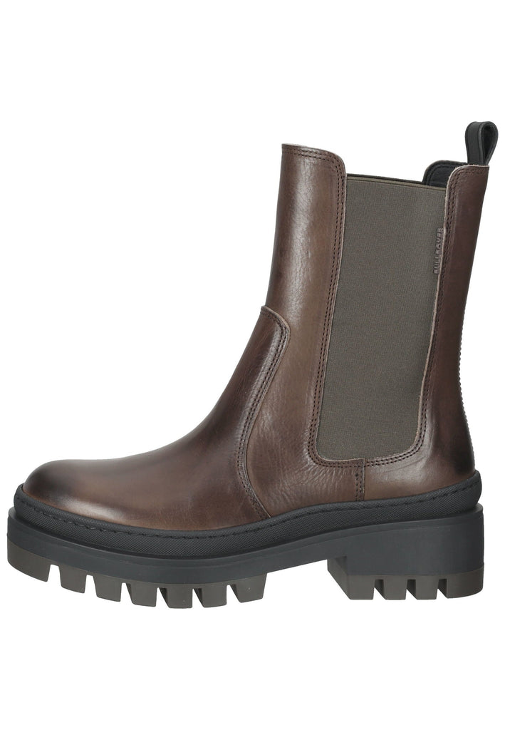 Stiefeletten Bullboxer Stiefelette Leder/Textil Taupe/Beige