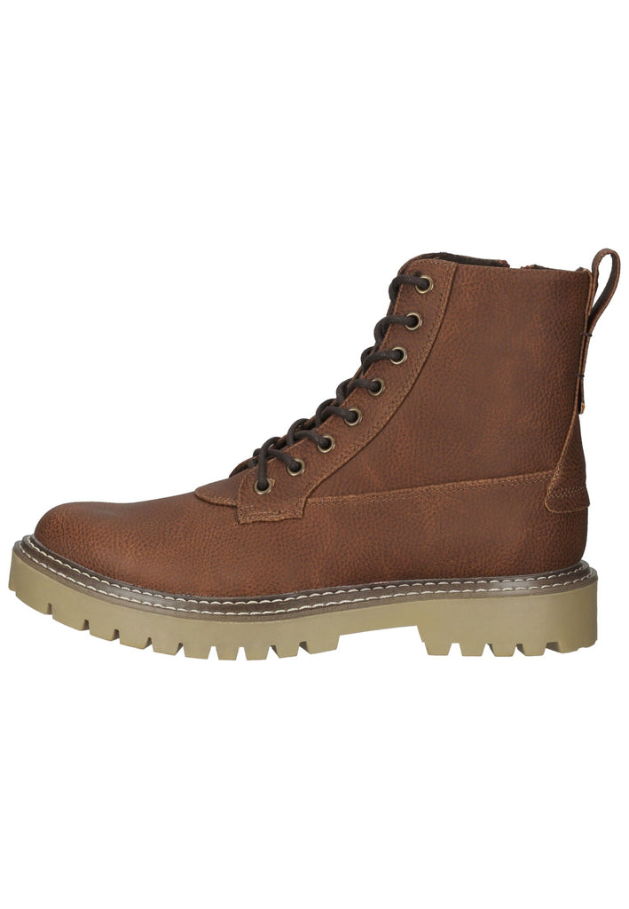 Stiefeletten Bullboxer Stiefelette Lederimitat Braun