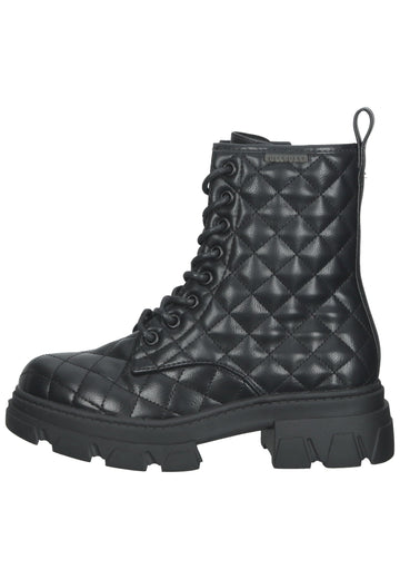 Stiefeletten Bullboxer Stiefelette Lederimitat Schwarz
