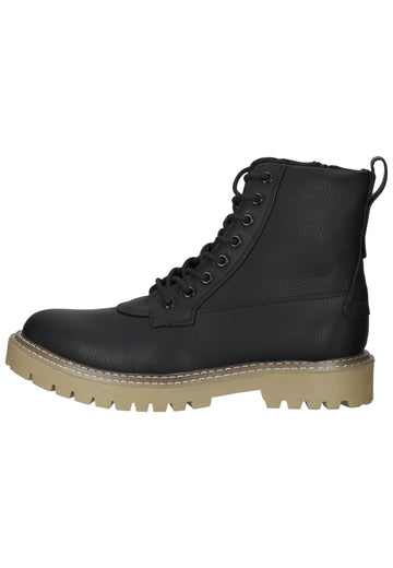 Stiefeletten Bullboxer Stiefelette Lederimitat Schwarz