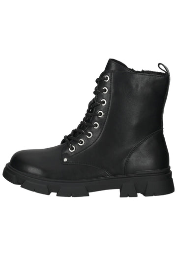 Stiefeletten Bullboxer Stiefelette Lederimitat Schwarz