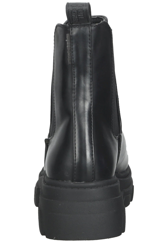 Stiefeletten Bullboxer Stiefelette Lederimitat Schwarz