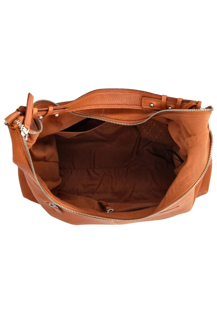 BURKELY Taschen Glattleder Cognac