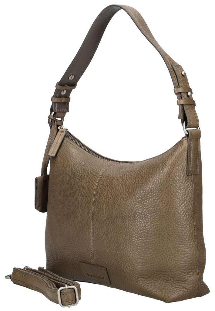 BURKELY Taschen Glattleder Taupe