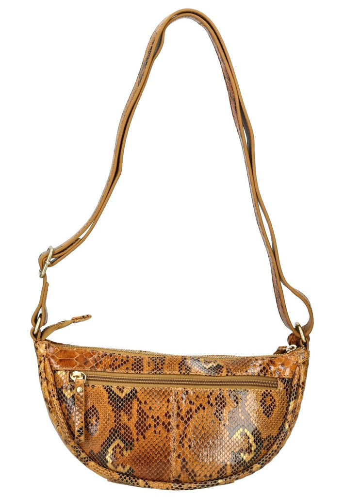 BURKELY Taschen Leder Braun/Gelb