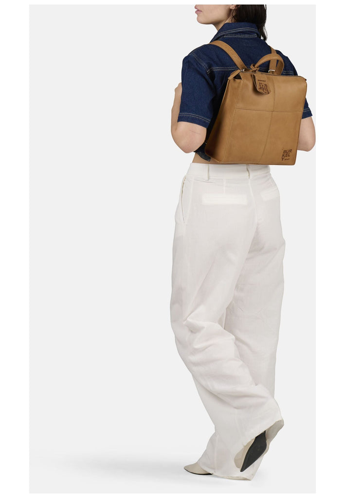 BURKELY Taschen Leder Cognac