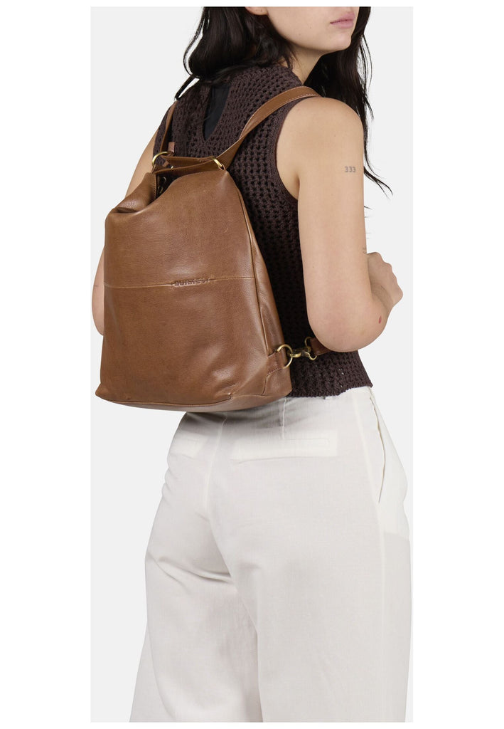 BURKELY Taschen Leder Cognac