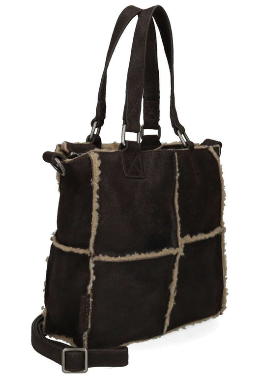 BURKELY Taschen Leder Dunkelbraun