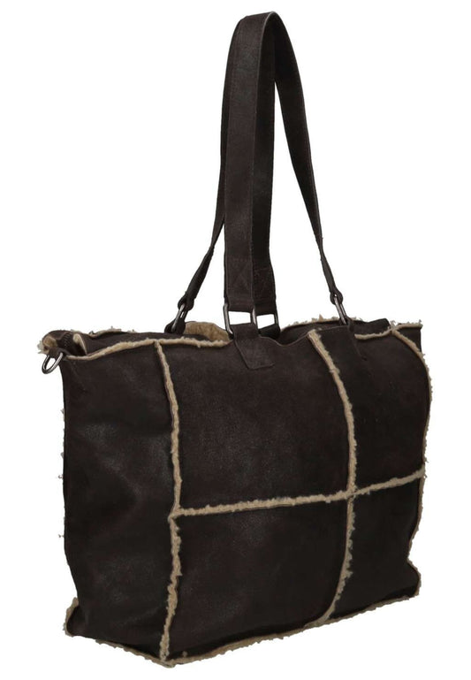 BURKELY Taschen Leder Dunkelbraun