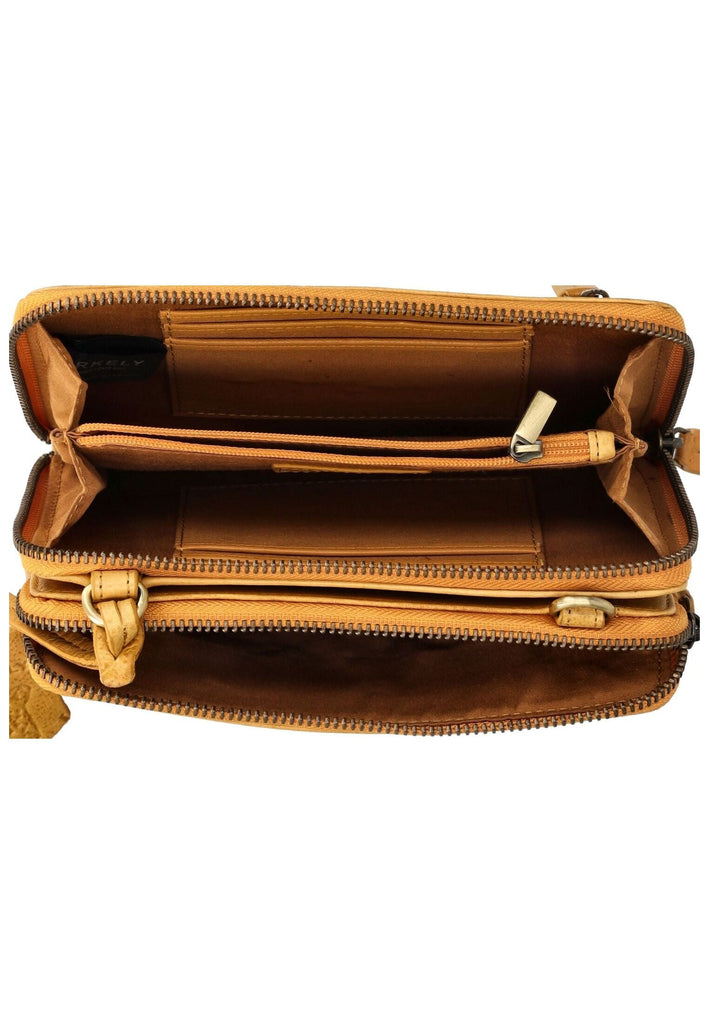 BURKELY Taschen Leder Gelb