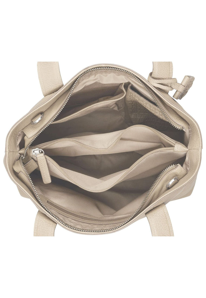 BURKELY Taschen Leder Grau